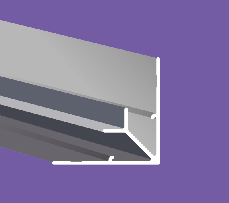 grey aluminium inside corner trim fiber cement panels