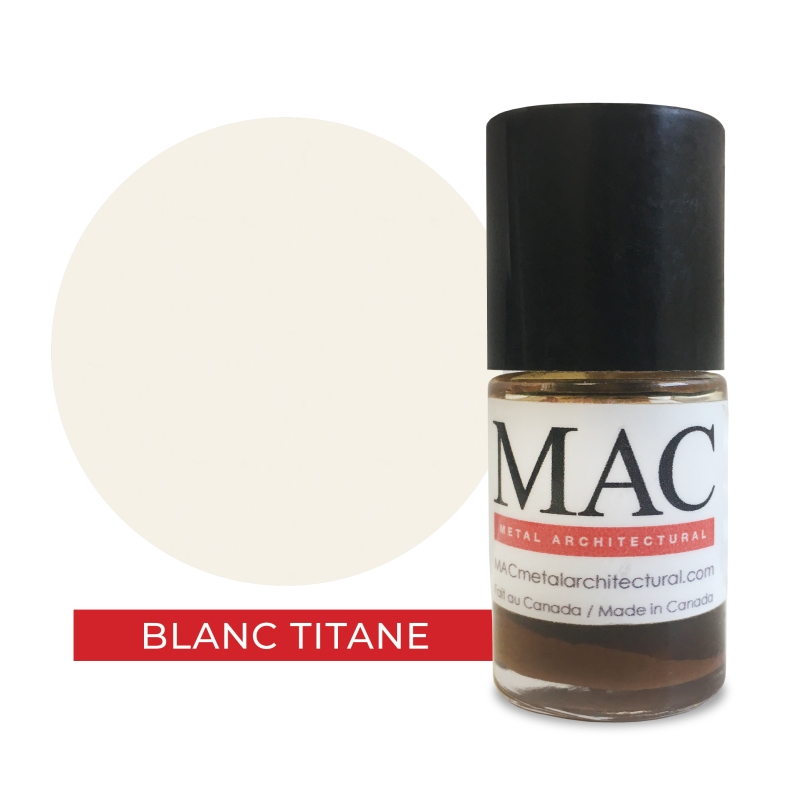 Image Peinture de retouche Mac Métal Architectural - Blanc titane                                                                                           
