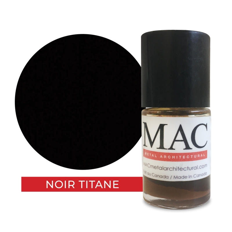 Image Peinture de retouche Mac Métal Architectural - Noir titane                                                                                            