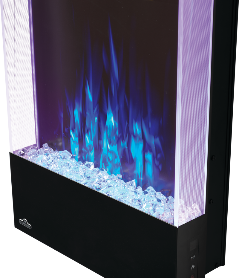 Napoleon Allure™ Vertical eletric fireplace blue