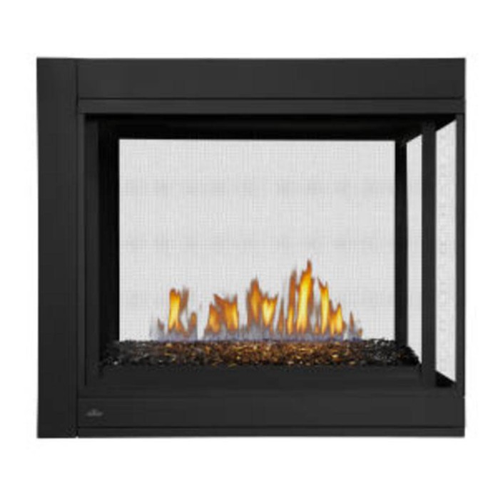 Image Napoleon Multi-view gas fireplace with glass ember bed - 3-sided                                                                                      