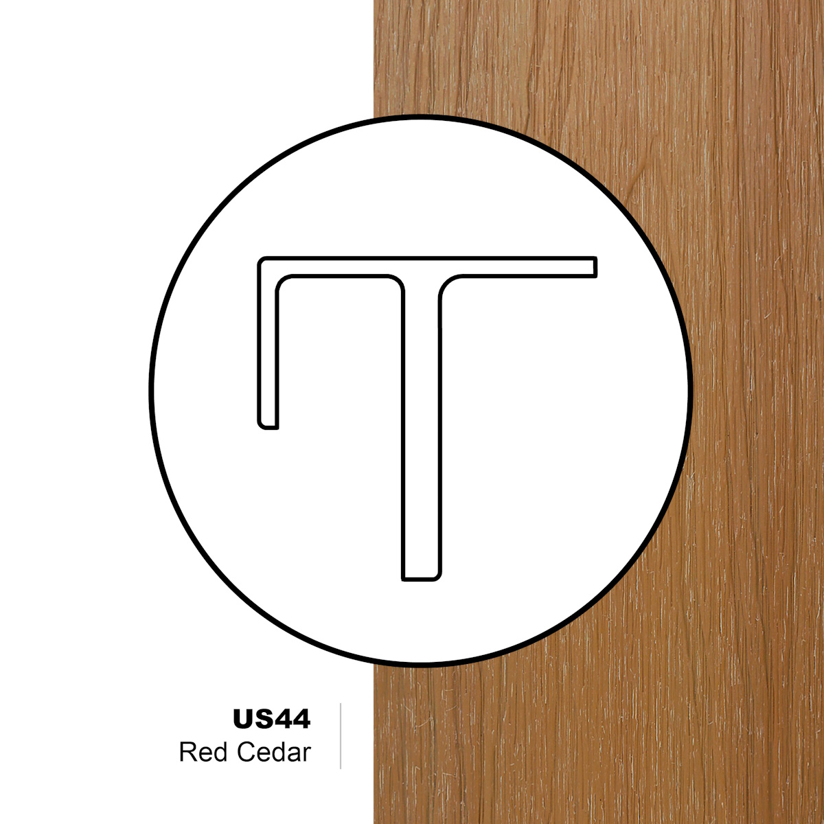 Image US44 finishing moulding for Shiplap profile UH67 - 16ft - Red cedar                                                                                   