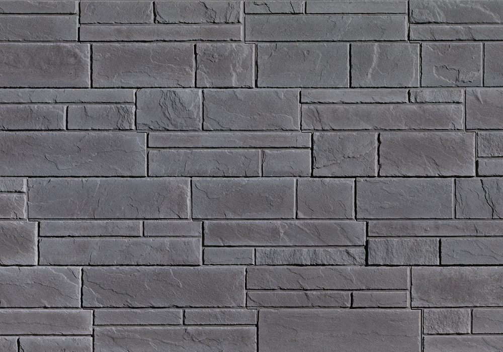 Image Be.On Stone Horizon Panelized Stone Siding in Basalto, 120 sq.ft./box                                                                                 