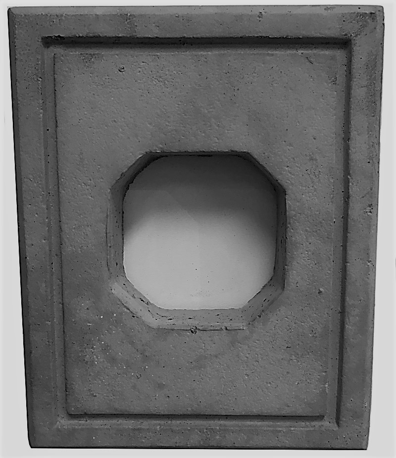 Image Stone Light Fixture Plate in Charcoal                                                                                                                 