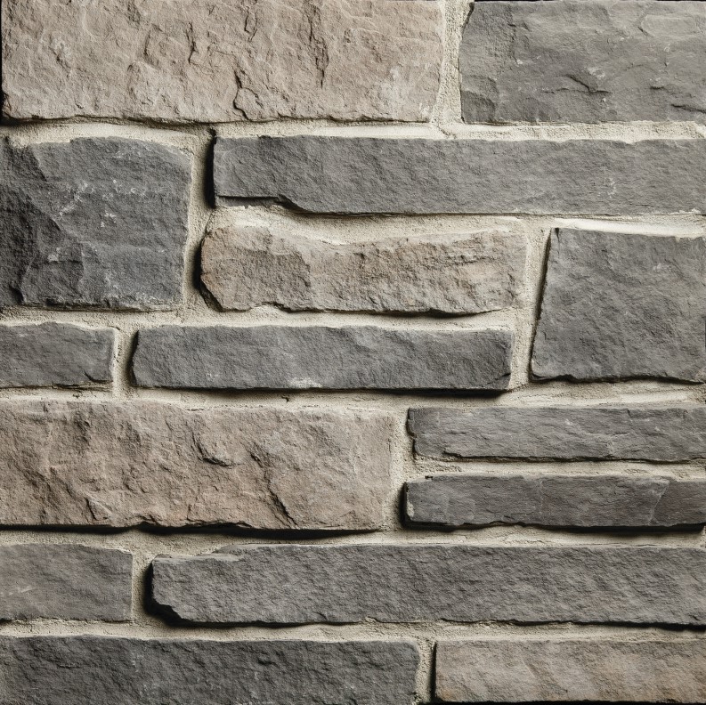 Image Ledge / Cobble Stone Decorative Corner Stone Covering 8 lin.ft./box - Silverstone