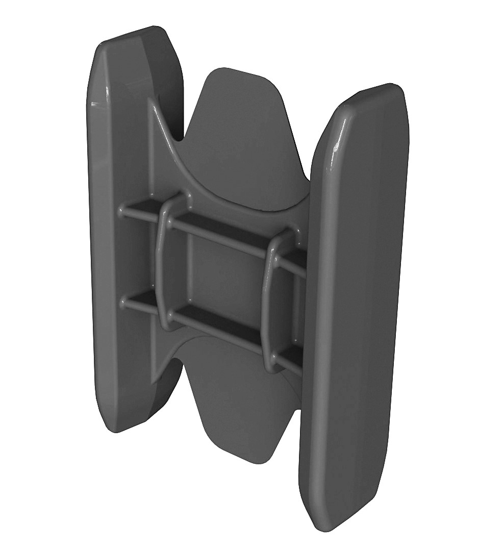 Image Black plastic corner anchor for Permacon Tandem wall