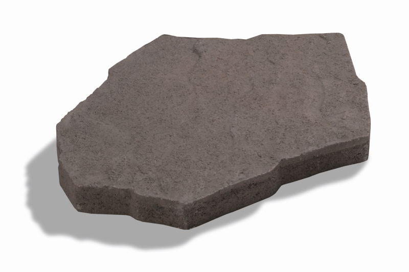 Image Permacon Portage Stepping Stone in Shadow Blend/Grey and Charcoal