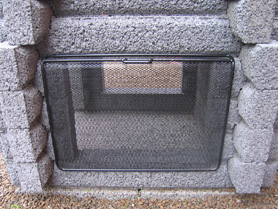 Image Lateral fire screen for Feu Ardent #130-3 fireplace