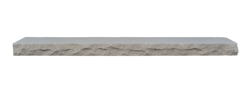 Image Allège de pierre Indiana Beige - Fini éclaté avec goutte d'eau - 2'' X 5 ½'' X 60''